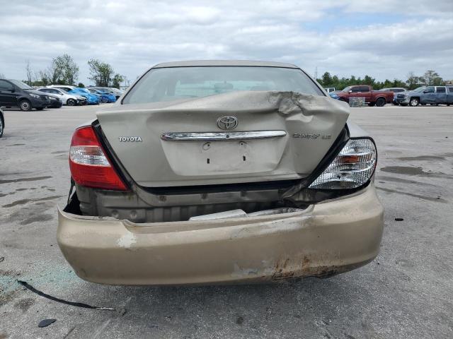 4T1BE32K83U223003 - 2003 TOYOTA CAMRY LE GOLD photo 6