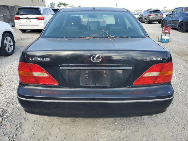 JTHBN30F720063534 - 2002 LEXUS LS 430 BLACK photo 6