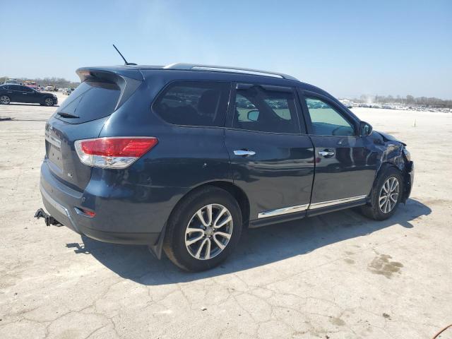 5N1AR2MN1DC661290 - 2013 NISSAN PATHFINDER S BLUE photo 3