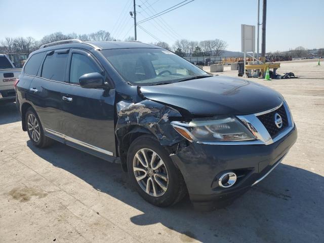 5N1AR2MN1DC661290 - 2013 NISSAN PATHFINDER S BLUE photo 4