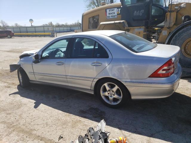 WDBRF61J31F116192 - 2001 MERCEDES-BENZ C 240 SILVER photo 2