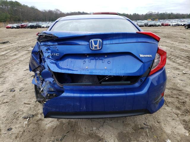 2HGFC2F50JH542262 - 2018 HONDA CIVIC LX BLUE photo 6