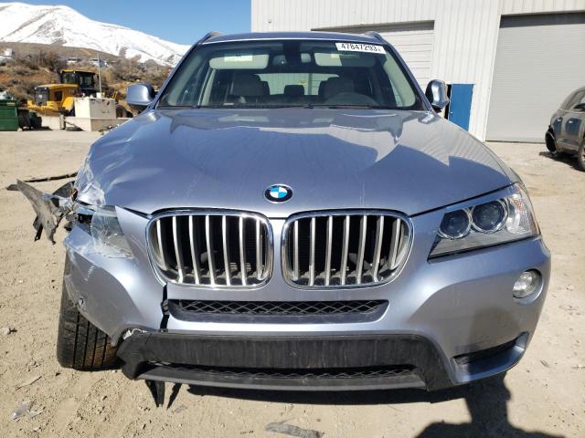 5UXWX9C57D0A20495 - 2013 BMW X3 XDRIVE28I BLUE photo 5