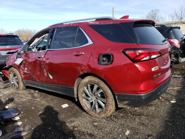 2GNAXXEVXN6148725 - 2022 CHEVROLET EQUINOX PREMIER RED photo 2