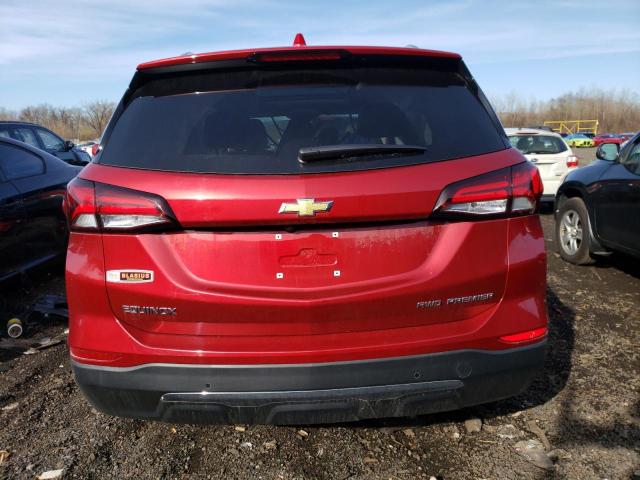 2GNAXXEVXN6148725 - 2022 CHEVROLET EQUINOX PREMIER RED photo 6