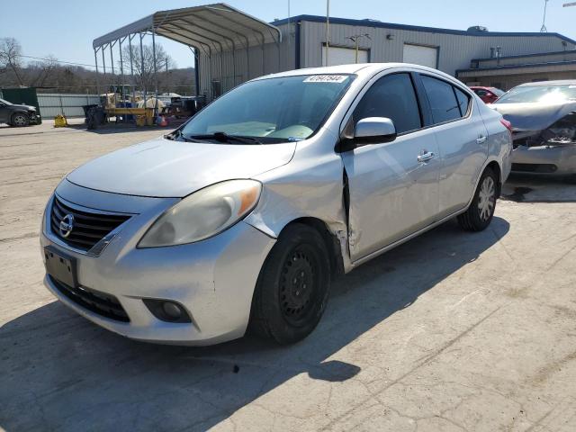 3N1CN7AP8EL827129 - 2014 NISSAN VERSA S SILVER photo 1