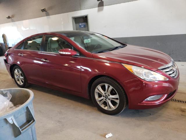 5NPEC4AC8CH394156 - 2012 HYUNDAI SONATA SE BURGUNDY photo 4