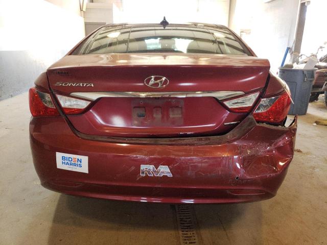 5NPEC4AC8CH394156 - 2012 HYUNDAI SONATA SE BURGUNDY photo 6