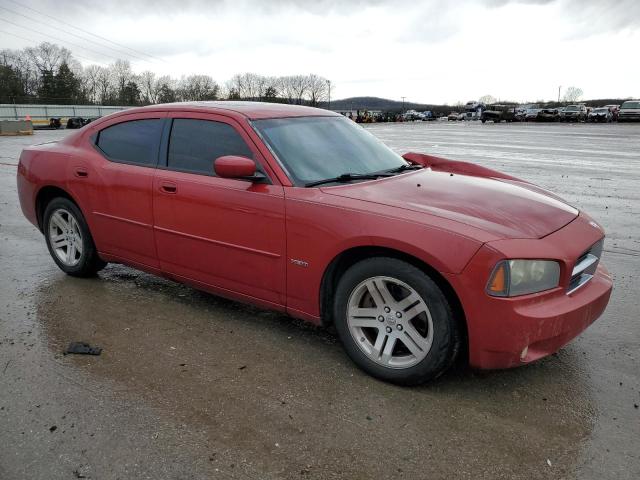 2B3KA53H57H616708 - 2007 DODGE CHARGER R/T RED photo 4