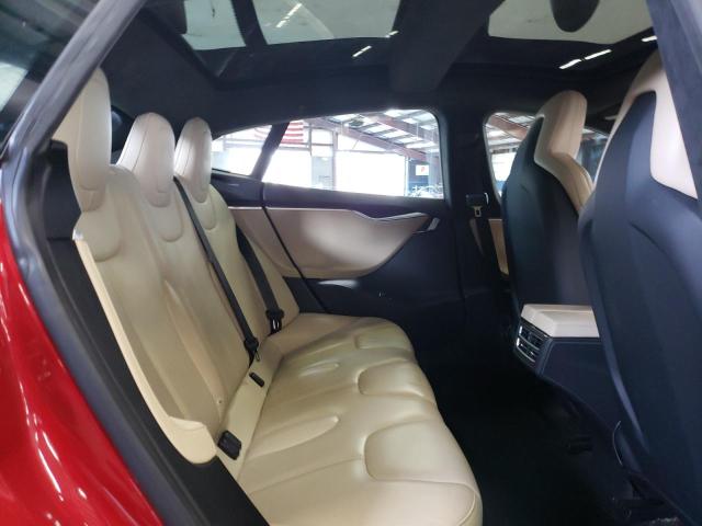 5YJSA1E43FF109201 - 2015 TESLA MODEL S წითელი ფოტო 10