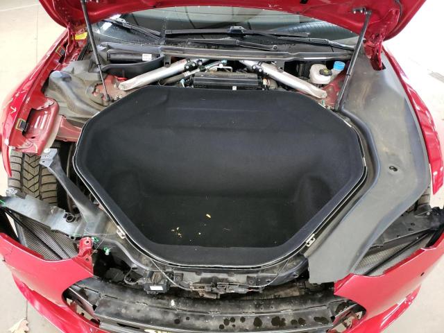 5YJSA1E43FF109201 - 2015 TESLA MODEL S წითელი ფოტო 11