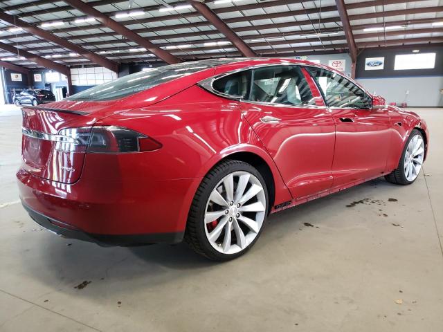 5YJSA1E43FF109201 - 2015 TESLA MODEL S წითელი ფოტო 3