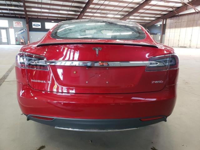 5YJSA1E43FF109201 - 2015 TESLA MODEL S წითელი ფოტო 6