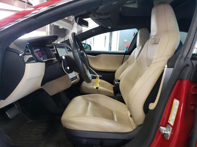 5YJSA1E43FF109201 - 2015 TESLA MODEL S წითელი ფოტო 7
