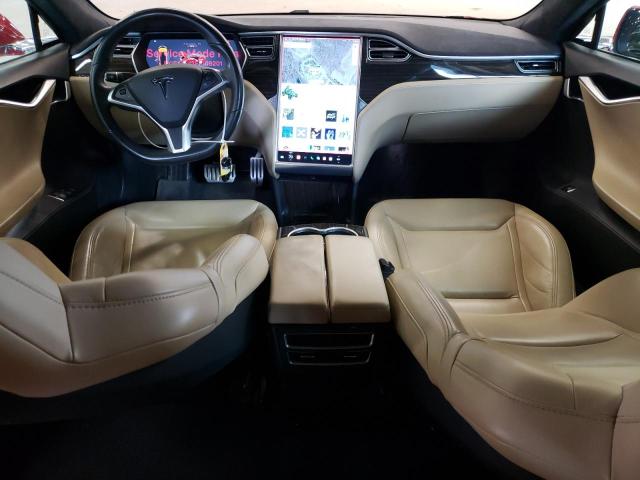 5YJSA1E43FF109201 - 2015 TESLA MODEL S წითელი ფოტო 8