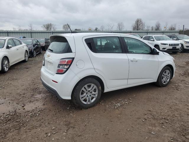 1G1JG6SB5K4142639 - 2019 CHEVROLET SONIC WHITE photo 3