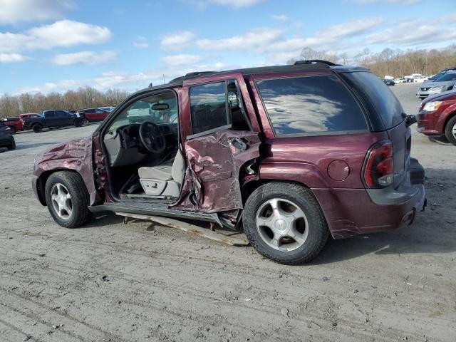 1GNDT13S872180149 - 2007 CHEVROLET TRAILBLAZE LS MAROON photo 2