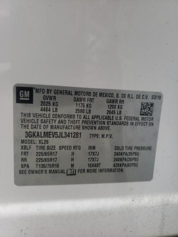 3GKALMEV5JL341281 - 2018 GMC TERRAIN SLE WHITE photo 14