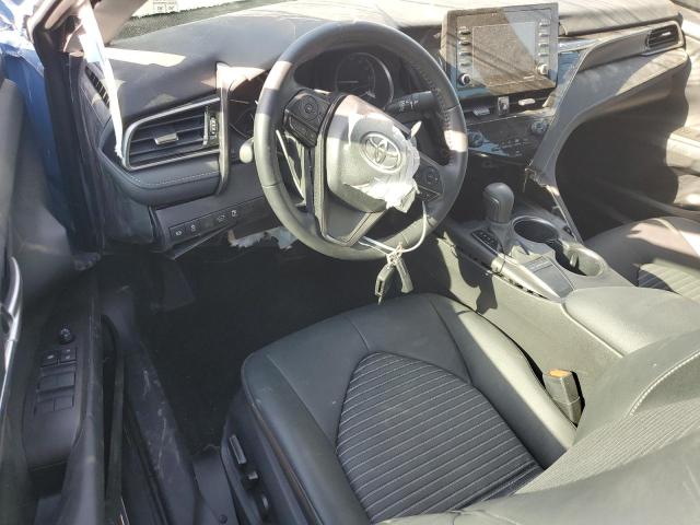 4T1G11AK4RU206442 - 2024 TOYOTA CAMRY SE NIGHT SHADE BLUE photo 8