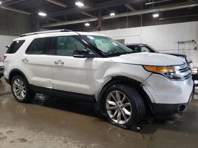 1FM5K8D83EGA32773 - 2014 FORD EXPLORER XLT WHITE photo 4