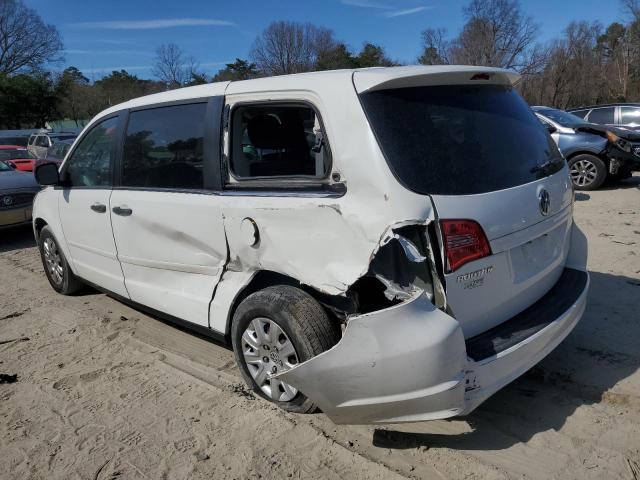 2C4RVAAG0CR276800 - 2012 VOLKSWAGEN ROUTAN S WHITE photo 2