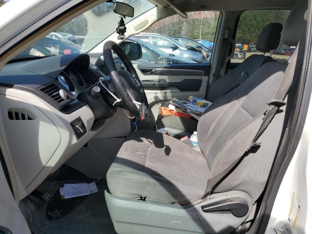 2C4RVAAG0CR276800 - 2012 VOLKSWAGEN ROUTAN S WHITE photo 7