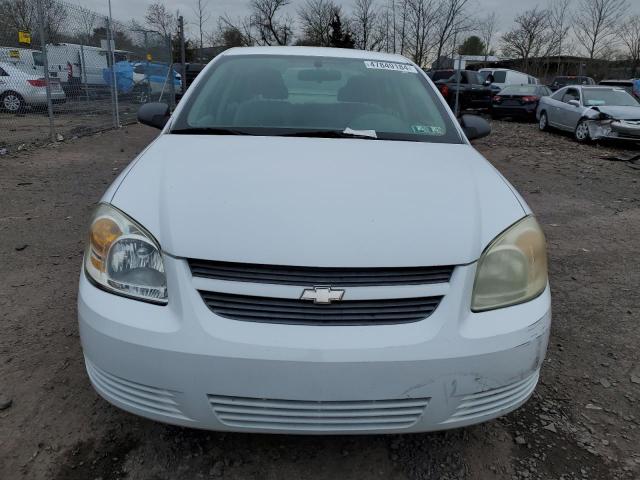 1G1AK55F577303651 - 2007 CHEVROLET COBALT LS WHITE photo 5