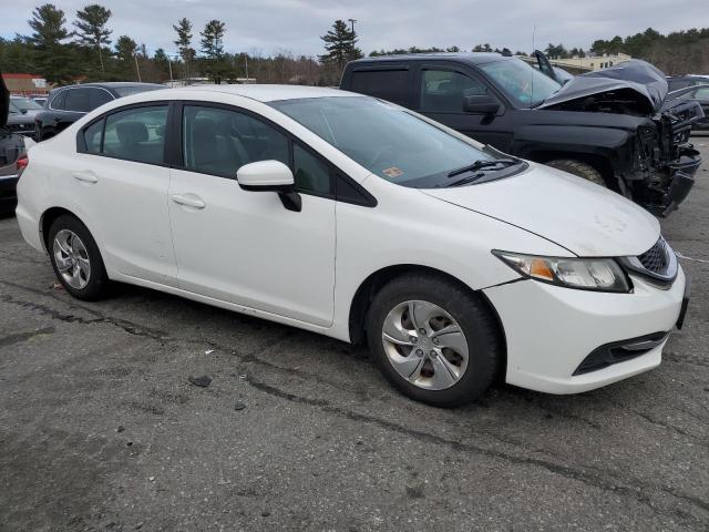 2HGFB2F55EH516541 - 2014 HONDA CIVIC LX WHITE photo 4