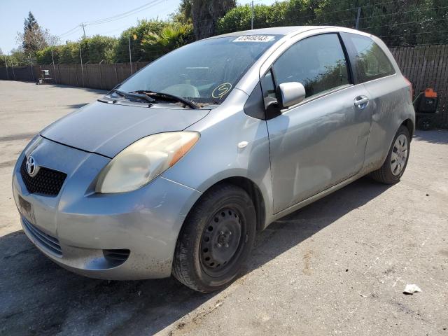 JTDJT923875057261 - 2007 TOYOTA YARIS SILVER photo 1