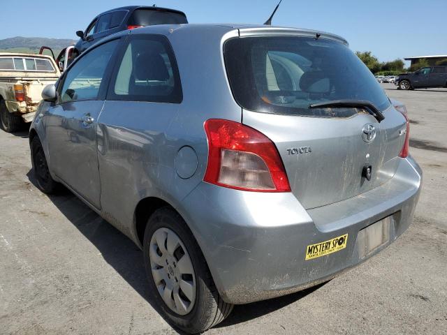 JTDJT923875057261 - 2007 TOYOTA YARIS SILVER photo 2