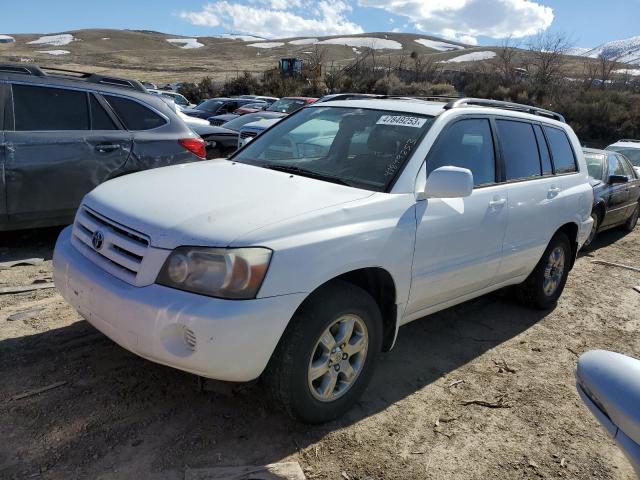 JTEDP21A640035417 - 2004 TOYOTA HIGHLANDER BASE أبيض صورة 1