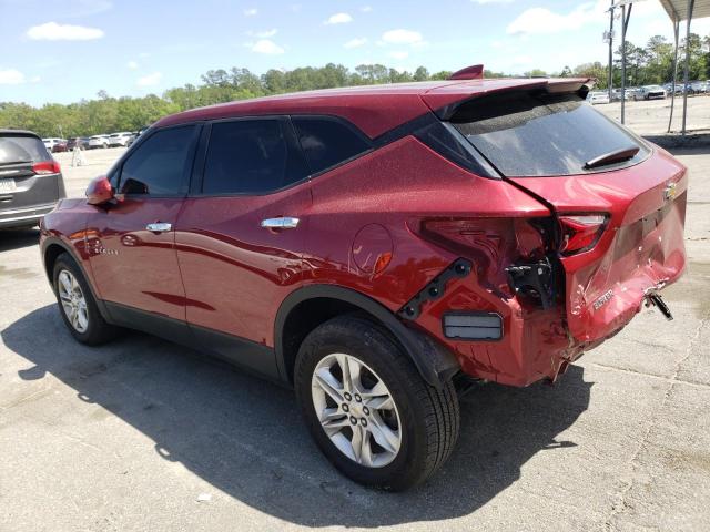 3GNKBBRA4LS650223 - 2020 CHEVROLET BLAZER 1LT MAROON photo 2