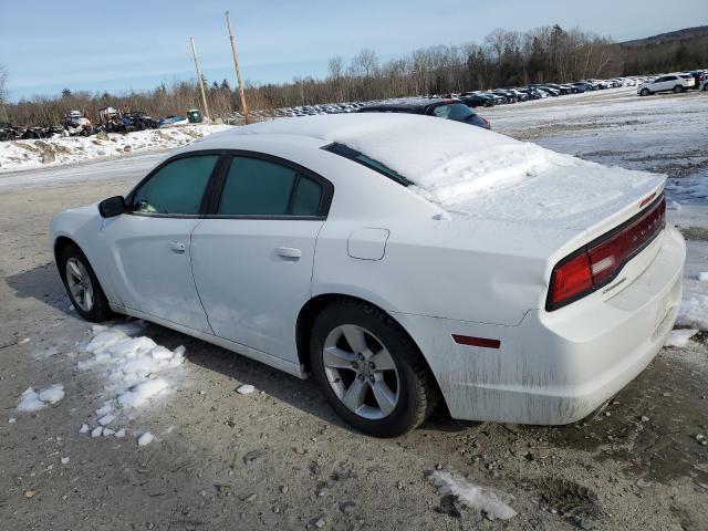 2C3CDXBGXEH108010 - 2014 DODGE CHARGER SE WHITE photo 2