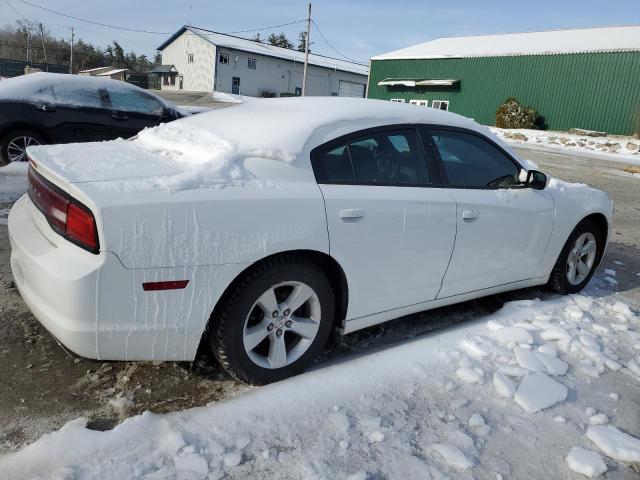 2C3CDXBGXEH108010 - 2014 DODGE CHARGER SE WHITE photo 3