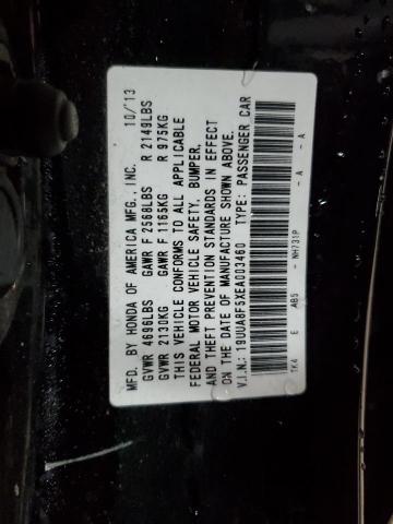 19UUA8F5XEA003460 - 2014 ACURA TL TECH BLACK photo 12