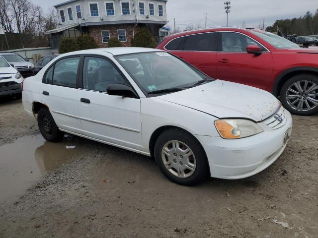 2HGES16591H601656 - 2001 HONDA CIVIC LX WHITE photo 4