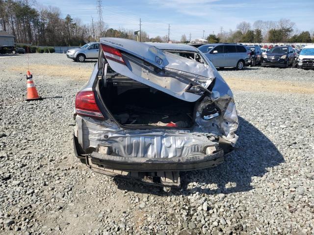 19XFB2E53DE008577 - 2013 HONDA CIVIC LX SILVER photo 6