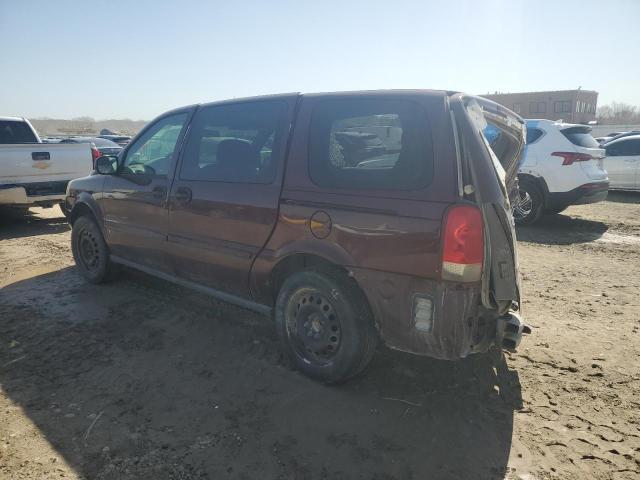 1GNDV23L36D203977 - 2006 CHEVROLET UPLANDER LS BURGUNDY photo 2