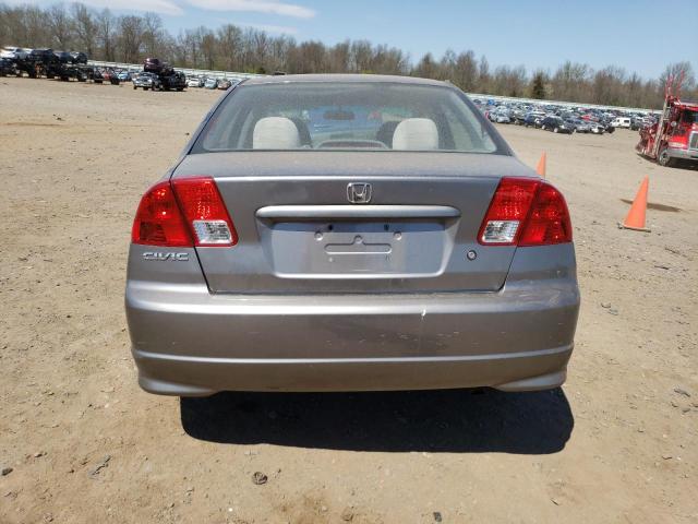 2HGES16345H623147 - 2005 HONDA CIVIC DX VP 灰色 照片 6