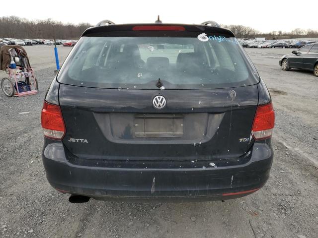 3VWPL7AJ5CM640659 - 2012 VOLKSWAGEN JETTA TDI BLACK photo 6