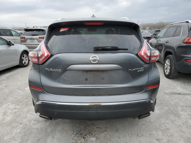 5N1AZ2MH5FN208226 - 2015 NISSAN MURANO S GRAY photo 6