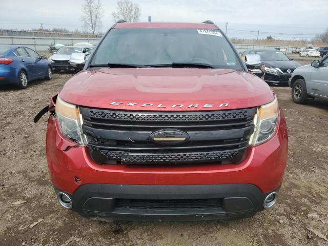 1FMHK7F84CGA23842 - 2012 FORD EXPLORER LIMITED RED photo 5