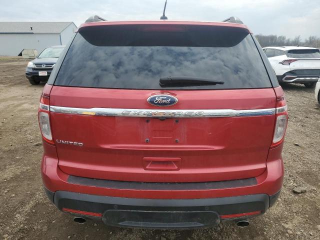 1FMHK7F84CGA23842 - 2012 FORD EXPLORER LIMITED RED photo 6