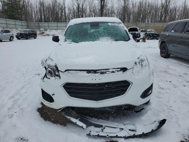 2GNALBEK4G1182373 - 2016 CHEVROLET EQUINOX LS WHITE photo 5