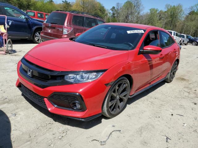 SHHFK7H42KU400780 - 2019 HONDA CIVIC SPORT 红色 照片 1