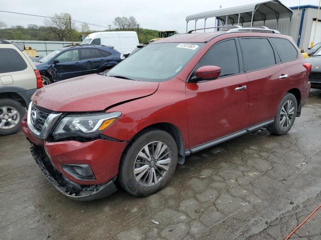 5N1DR2MN2JC679063 - 2018 NISSAN PATHFINDER S RED photo 1