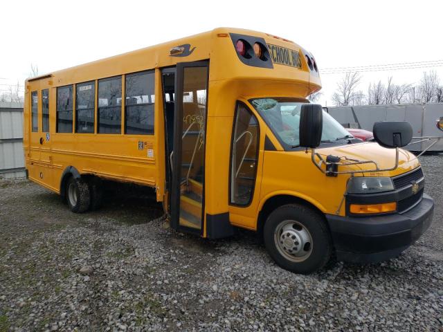 1HA6GVBG8LN004913 - 2020 CHEVROLET EXPRESS G4 YELLOW photo 4