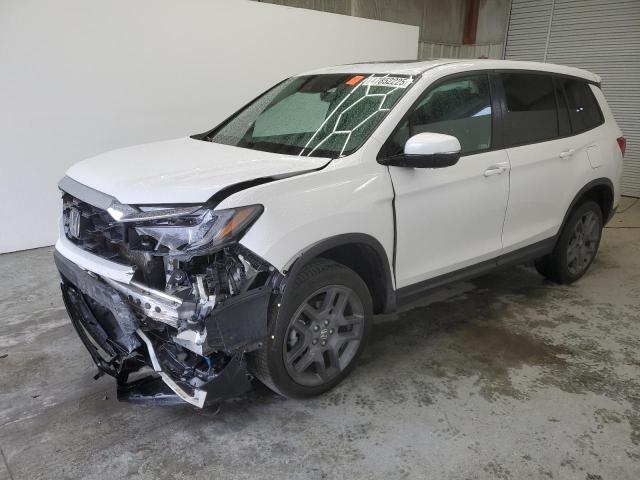 5FNYF8H56PB008485 - 2023 HONDA PASSPORT EXL WHITE photo 1