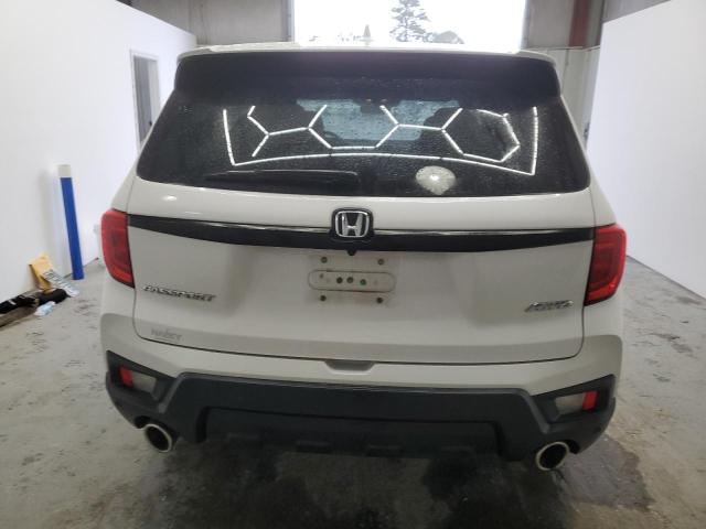 5FNYF8H56PB008485 - 2023 HONDA PASSPORT EXL WHITE photo 6