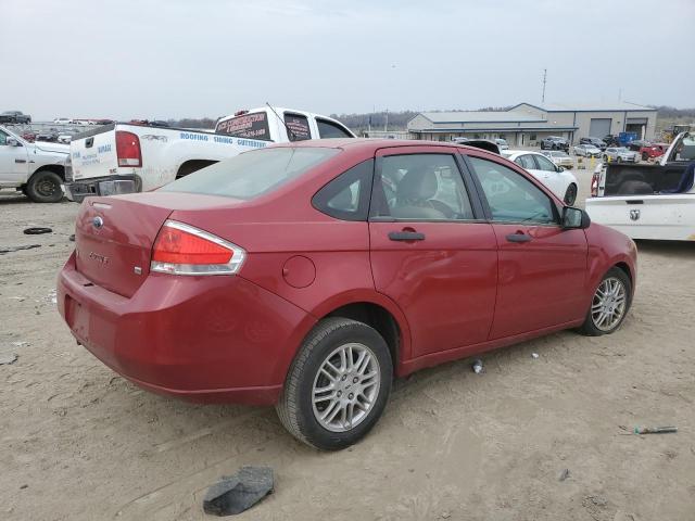 1FAHP3FN6BW143155 - 2011 FORD FOCUS SE RED photo 3
